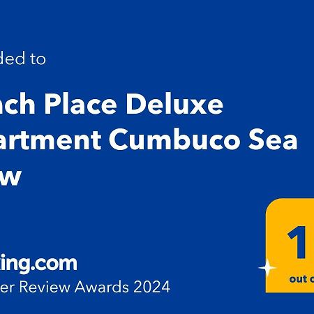 Beach Place Deluxe Apartment Cumbuco Sea View Eksteriør billede